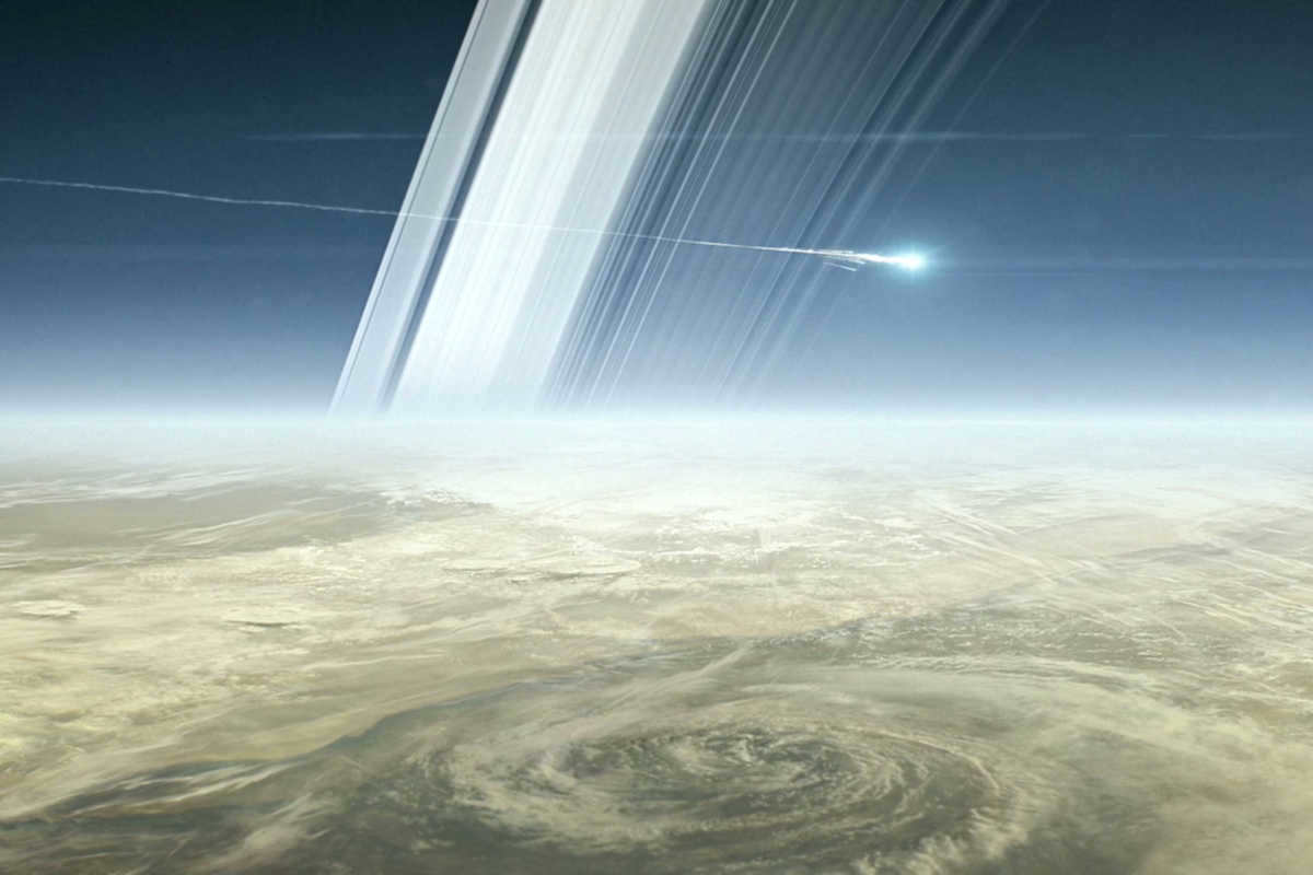 The planet's atmosphere