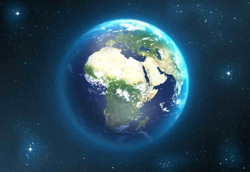 Earth in space