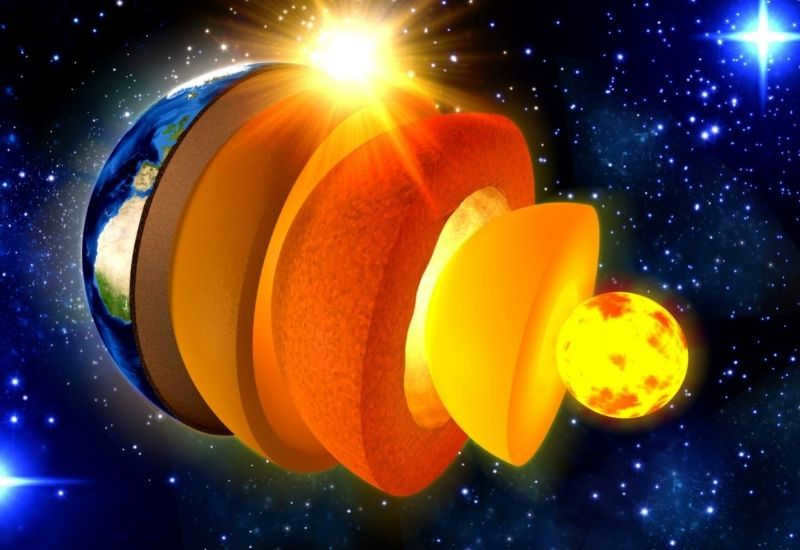 The core of planet Earth