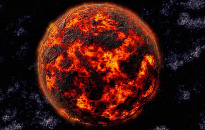 Earth 4.6 billion years ago.