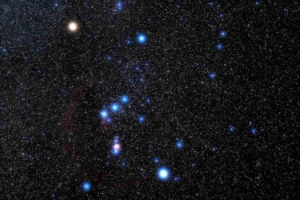 Orion constellation by Akira Fujii