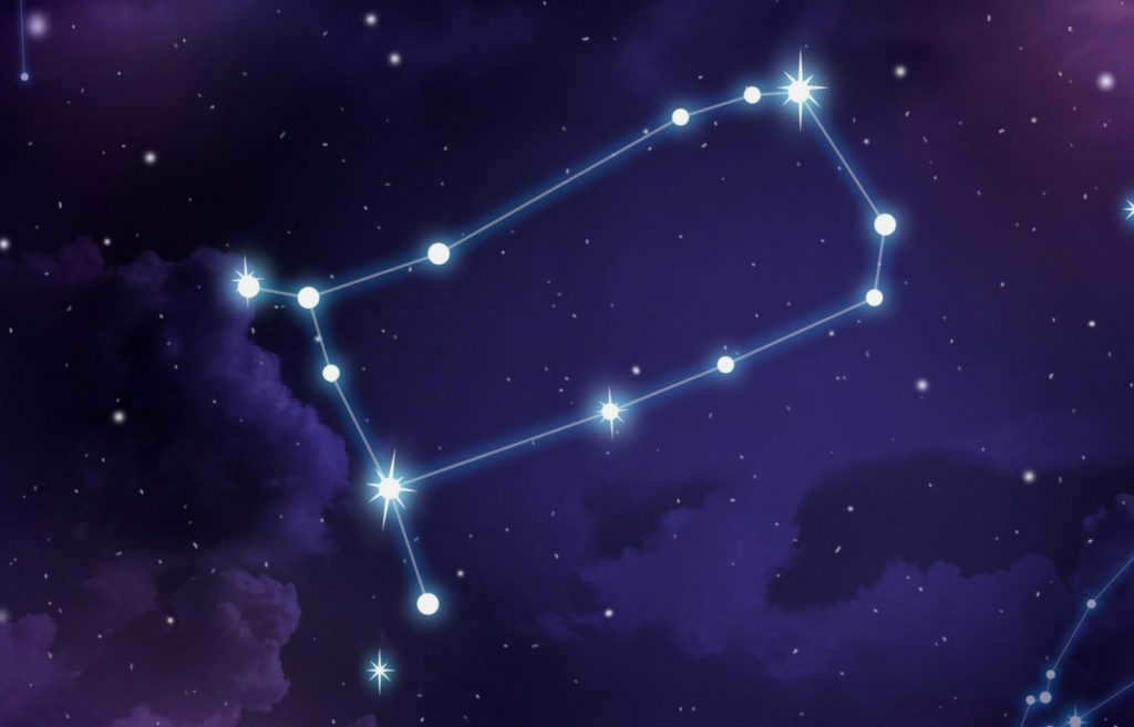 The natural shape of the constellation Gemini