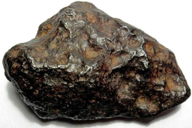 Example of iron meteorite