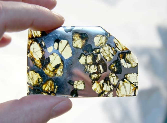 Example of a rock-iron meteorite