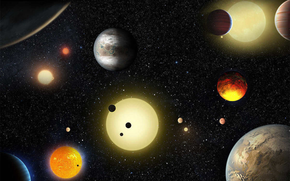 Exoplanets in the artist's view