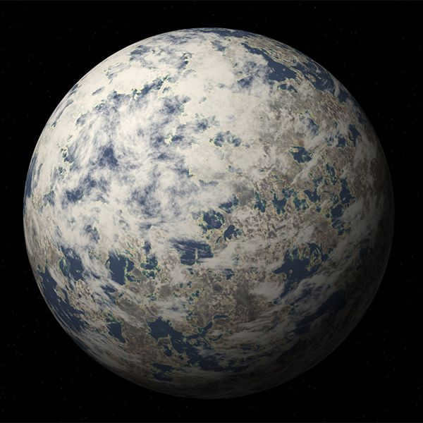 Exoplanet TRAPPIST-1 e
