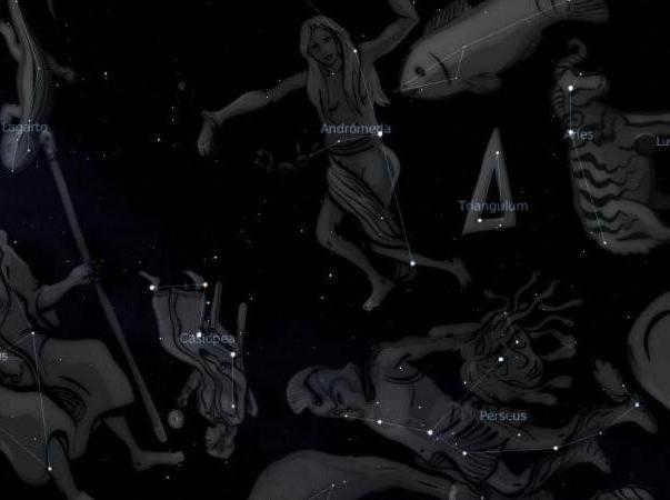 constellations of the fall sky