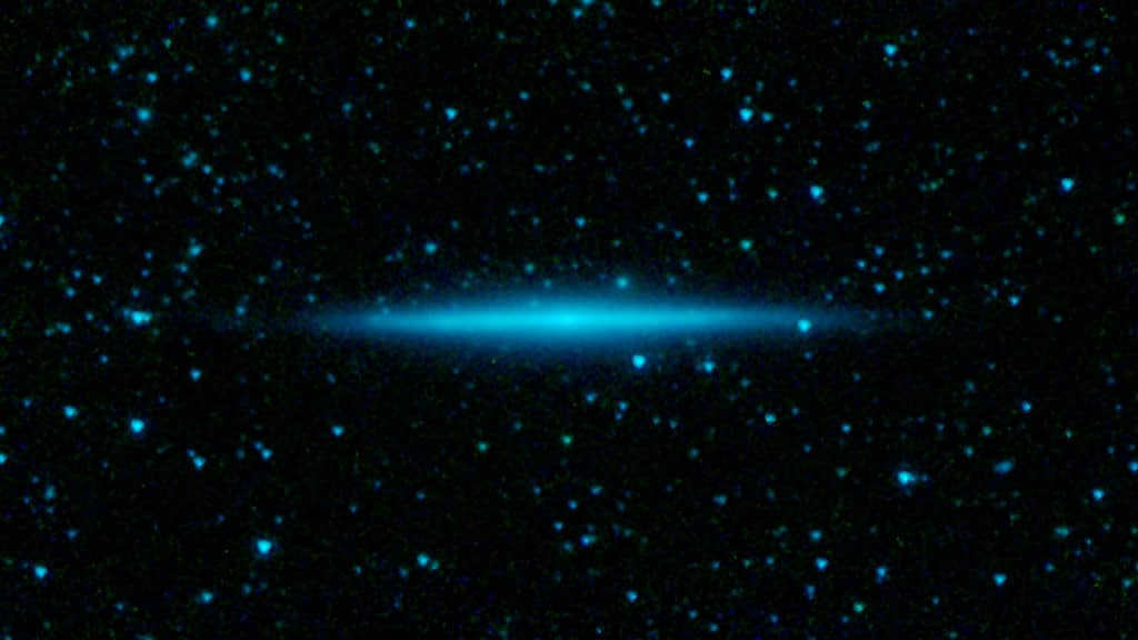 Galaxy UGC 10288, located 100 million light years away.