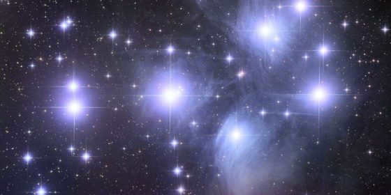 An example of a blue giant star.