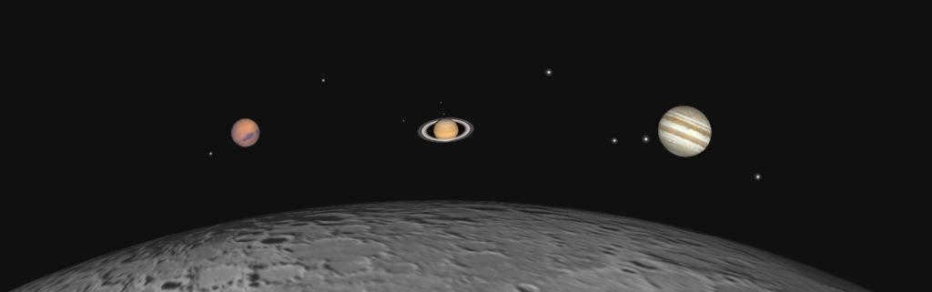 The Moon and the opposition.