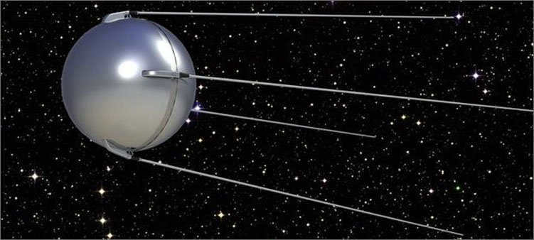 satellite on the background of the stars