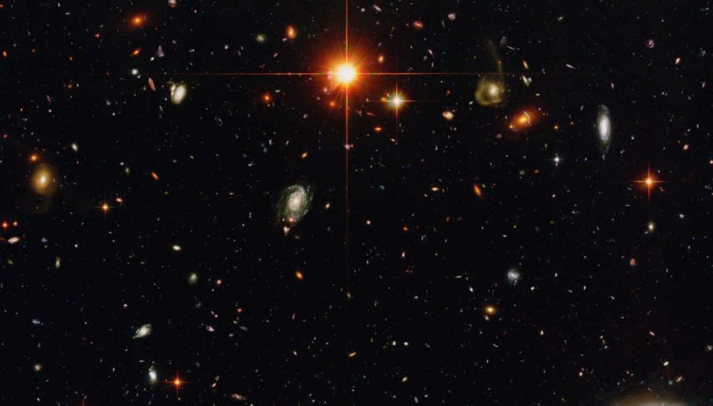One of the options for depicting the galactic parade