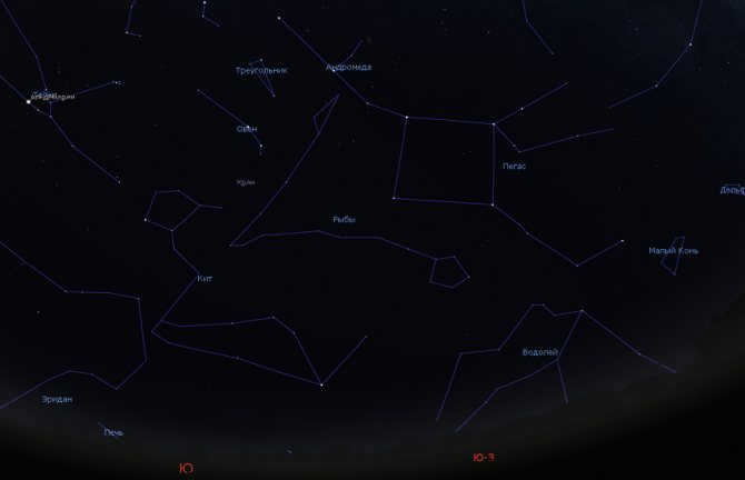 constellations in november 2019