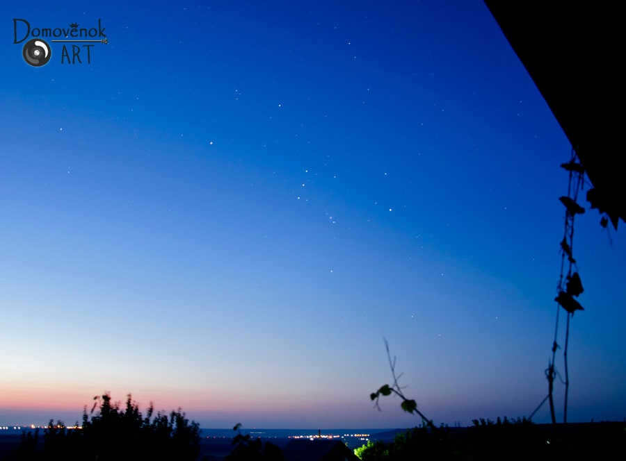 Orion constellation in the sky 