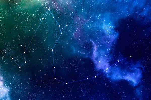 Names of stars and constellations in the sky