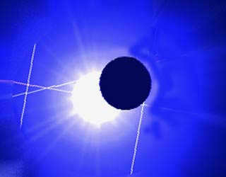 Solar eclipse, March 2015, Moscow.
