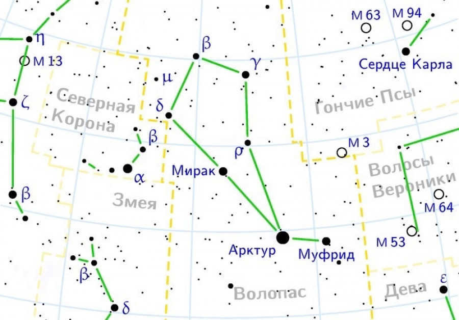 The constellation of Volopassus.