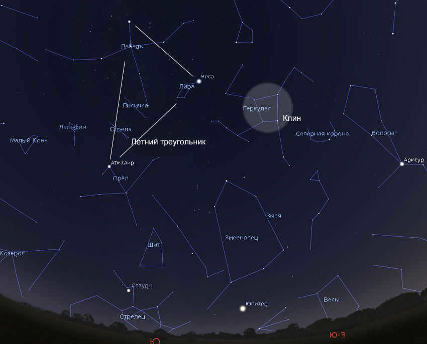starry skies in august 2019