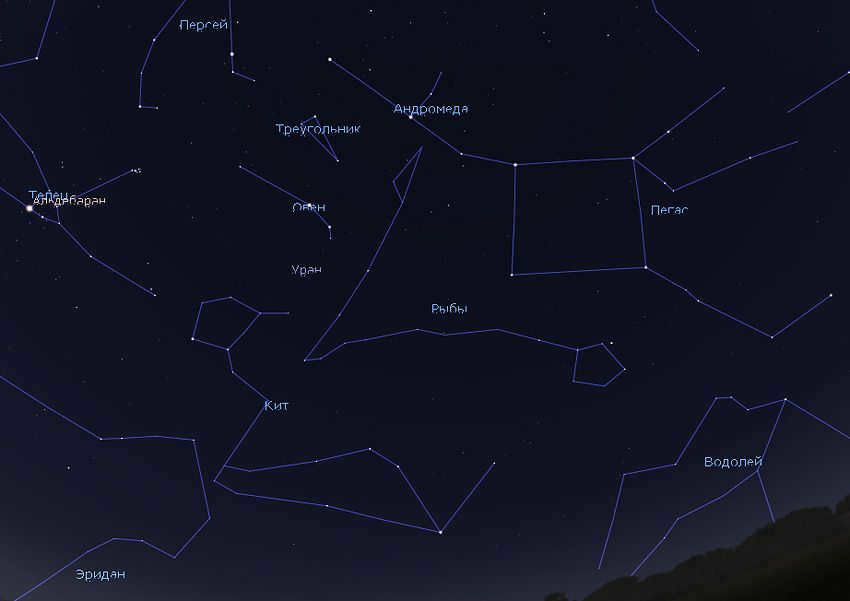 starry sky in august 2019
