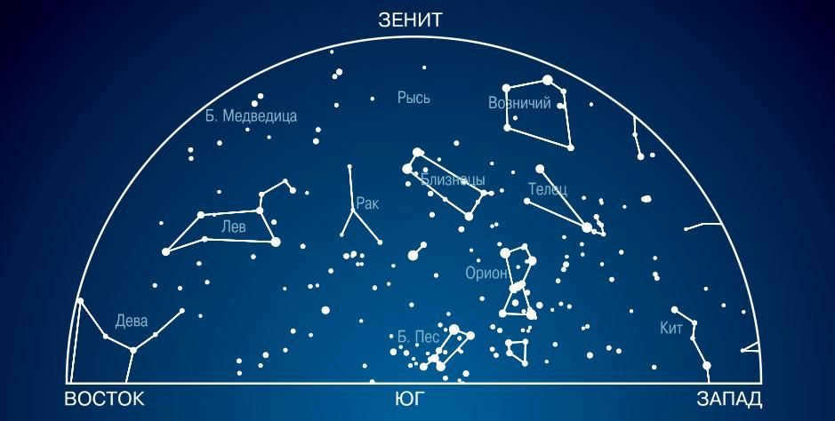 Stars in winter