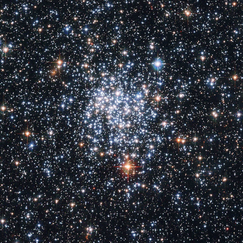 NGC 265, a diffuse star cluster in the Small Magellanic Cloud.