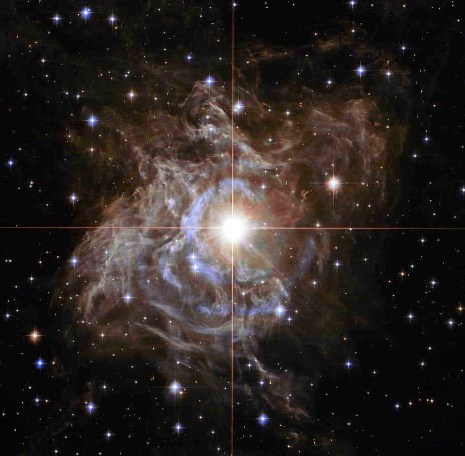 Hubble captures the variable star RS Korma