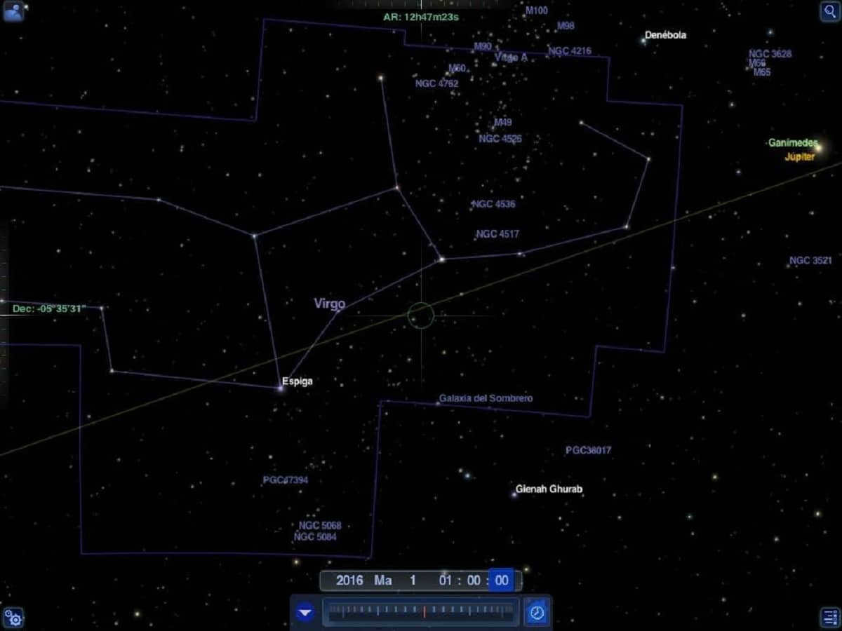 Virgo constellation