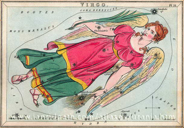 Constellation Virgo from Atlas 