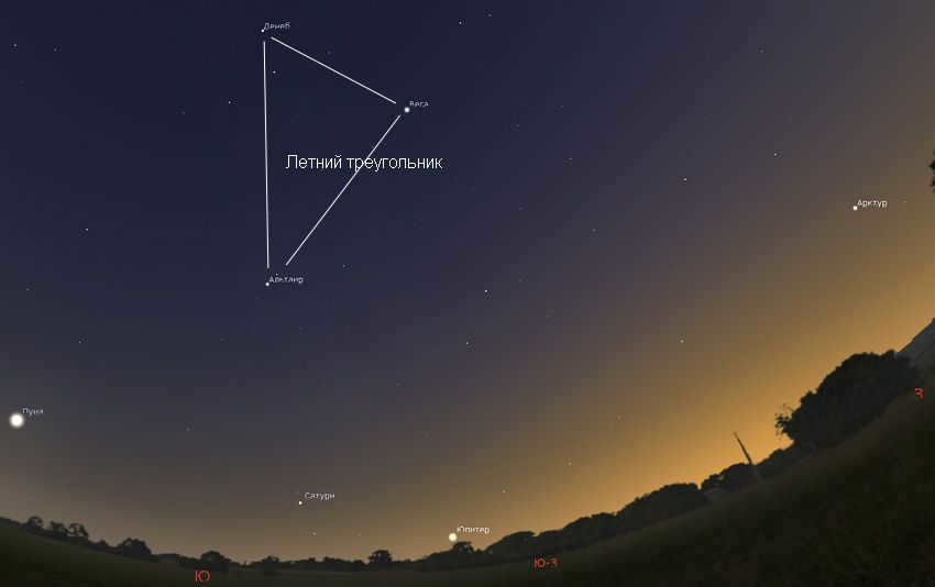 starry sky in November 2019