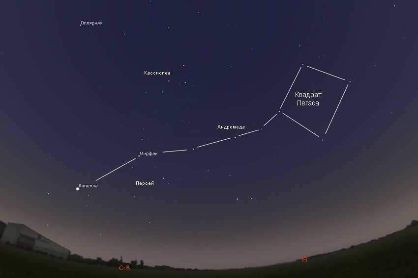starry sky in november 2019