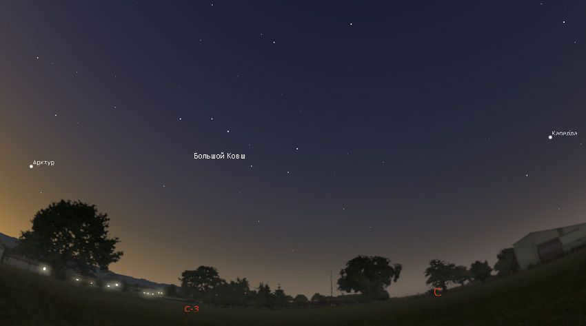 big dipper in november