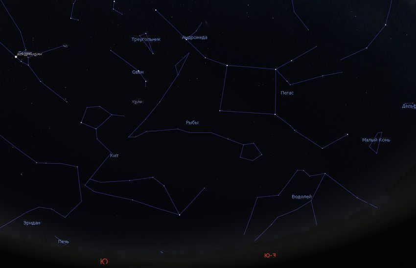 constellations in november 2019