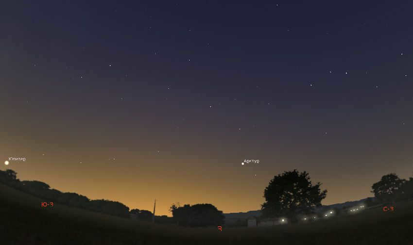 starry sky in November 2019