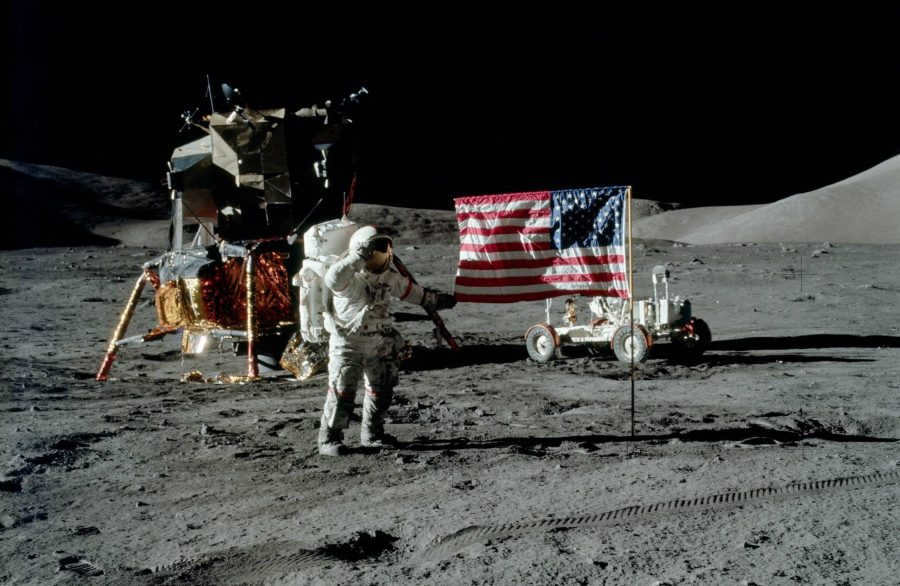 Americans on the moon