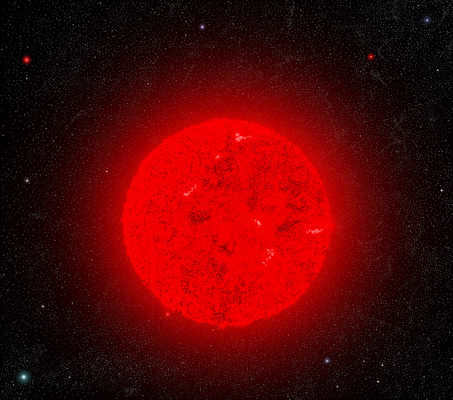 10th place: Mu Cepheus (1260 solar radii)