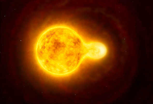 9th place: V766 Centauri (1315 solar radii)
