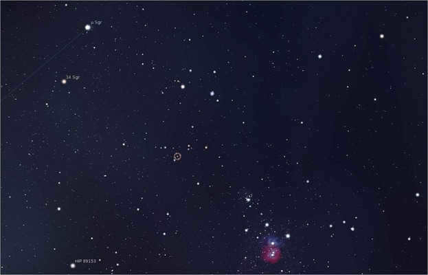 6th place: VX Sagittarius (1520 solar radii)
