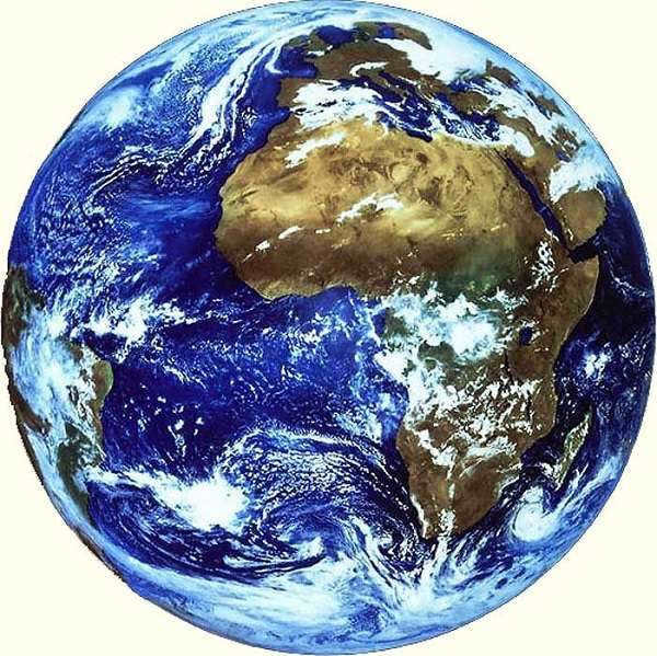 Area of the earth