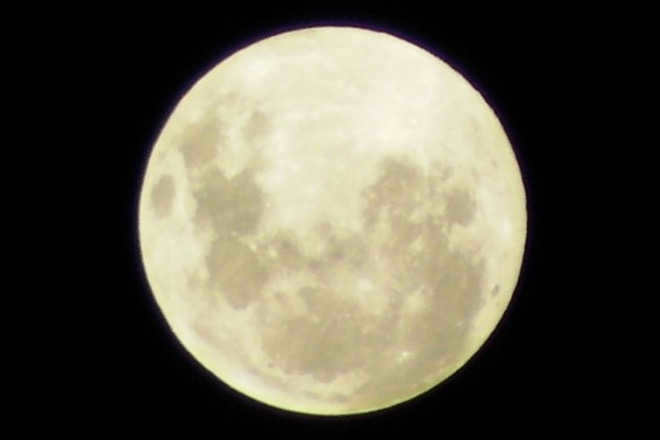 In this Australian image, the Moon is rotated almost 180 degrees, a feature of the Southern Hemisphere