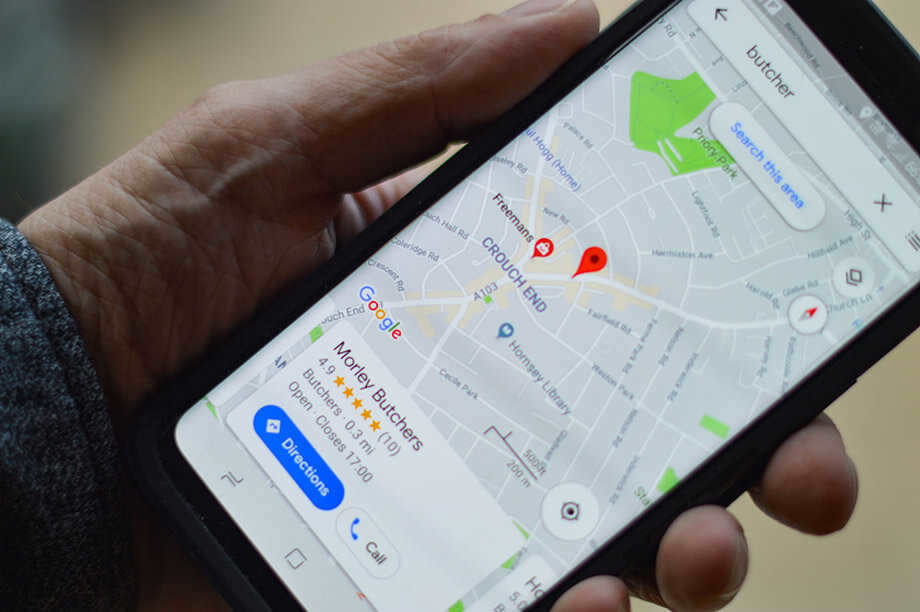 GPS determines the location with an accuracy of 6-8 meters