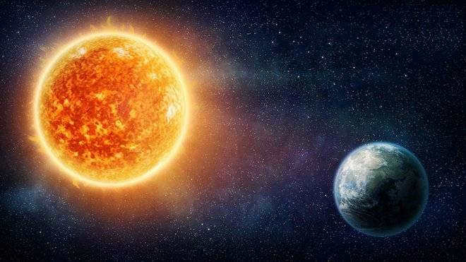 What is the distance from earth to mars in light years?