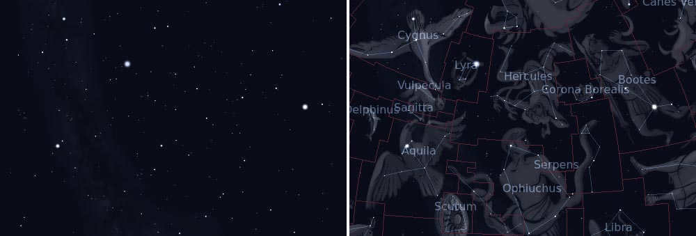 constellation Hercules stars
