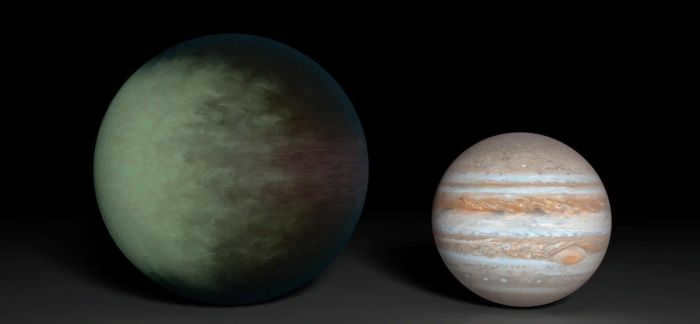 Image for the article about the largest planets