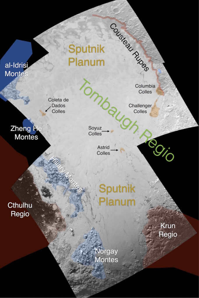 Sergei Korolev's satellite named a plain on Pluto