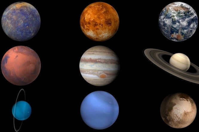Multicolored system: why all the planets are different colors