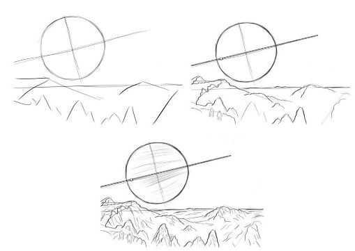 drawing a planet