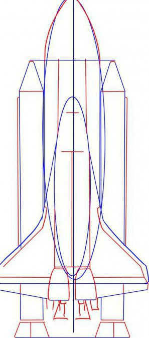 Learn how to draw a rocket and an astronaut: step-by-step instructions
