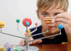 Learn how to make a model of the solar system?