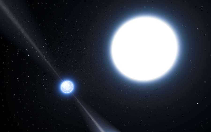 Pulsar PSR J0348 +0432 is a neutron star and white dwarf.