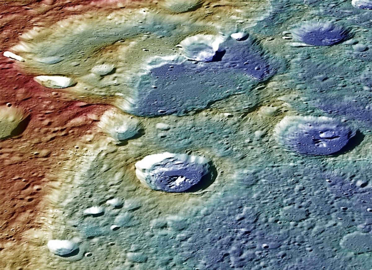 Planetary surface, Caloris crater